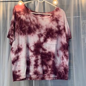 Tie dye tee.